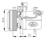 FC2323 Compressor, air conditioning 64528385715 64529069547 BMW 1990-